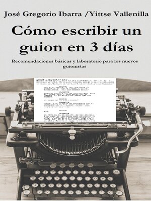 cover image of Cómo escribir un guion en 3 días